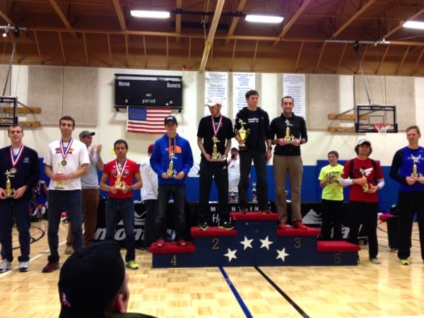 Most of the 2012 JFK 50 Mile men's top 10. 2012 JFK 50 Mile Mens podium