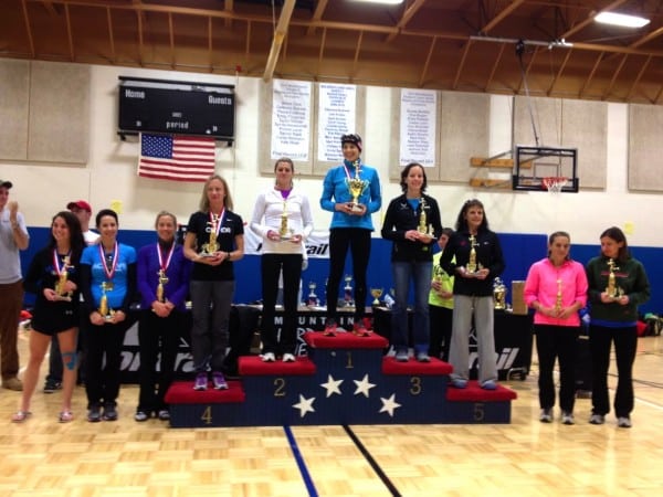 The 2012 JFK 50 Mile women's top 10. 2012 JFK 50 Mile Womens podium