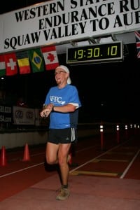 Me finishing the 2005 Western States 100. Photo by Brightroom.com Bryon Powell Western States 2005