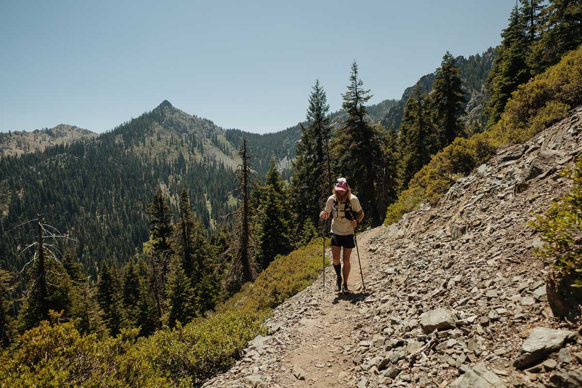 Timothy Olson on the Pacific Crest Trail.