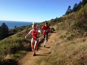 Anna Frost en route to winning the 2011 TNF 50 mile. Photo by iRunFar.com. Anna Frost 2011 TNF 50 mile