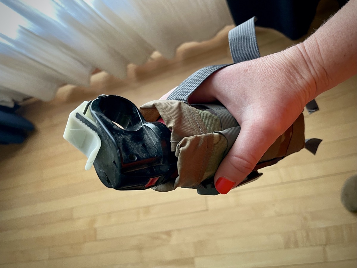 Bearosol Holster - running handheld