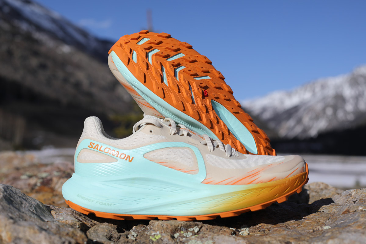 Best Cushioned Trail Running Shoes - Salomon Glide Max TR - product photo