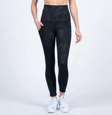 Best Maternity Workout Clothes - Sweat and Milk Venice Ultra High Waisted Postpartum Tummy Control Legging - product photo
