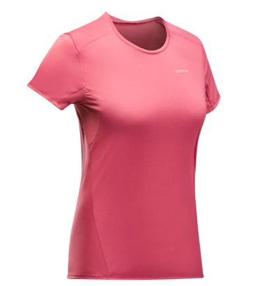 Women Slim-Fit Long Sleeve Gym Running Sports T Shirt Tee - GREY - Decathlon