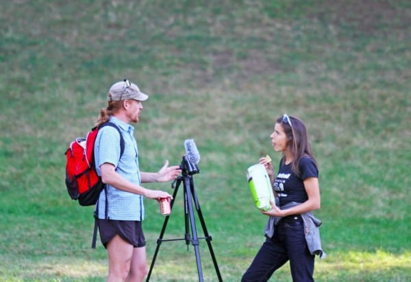 Bryon Powell Ellie Greenwood 2011 TNF 50 interview