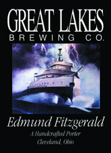Great Lakes Brewing Company Edmund Fitzgerald Porter