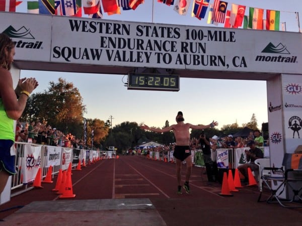 Rob Krar finishes second at the 2013 Western States 100. Rob Krar - 2013 Western States 100 - second