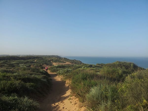 A stretch of the INT overlooking the Mediterranean Sea. Photo: Mila Ozersky