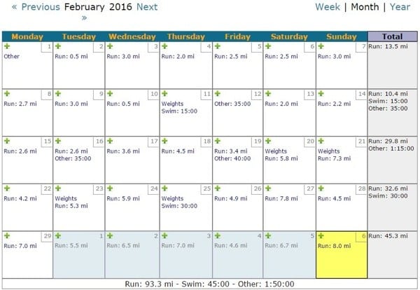 Joe Uhan Training - Feb 2016