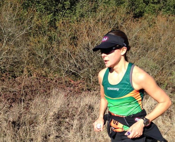 Olympian Magdalena Boulet debuts well at her first ultra. Photo; iRunFar/Meghan Hicks