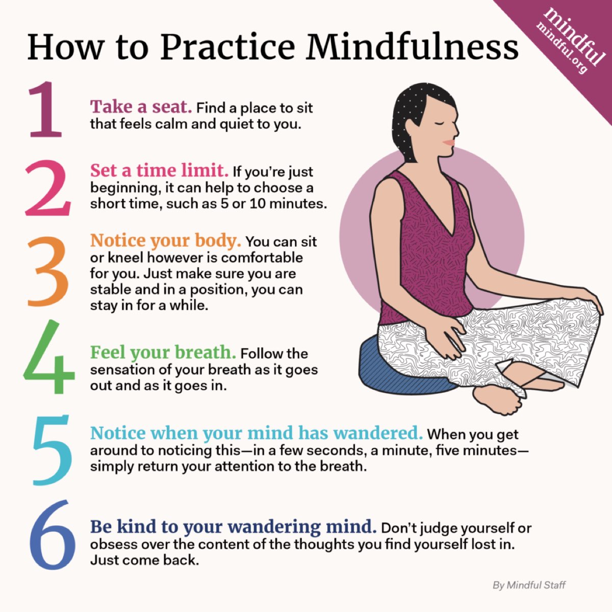 Less stress, clearer thoughts with mindfulness meditation