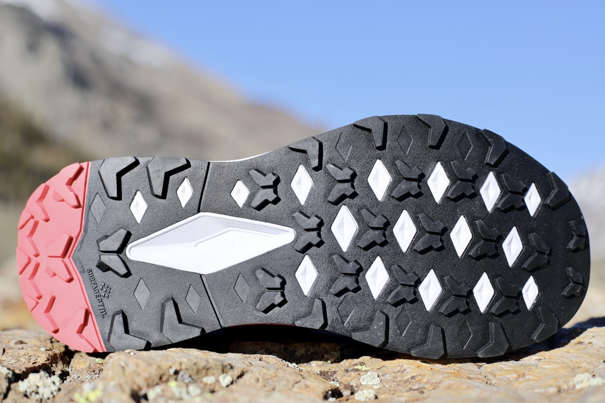 The North Face Vectiv Enduris outsole.