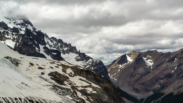 View of Paso El Penon in the background