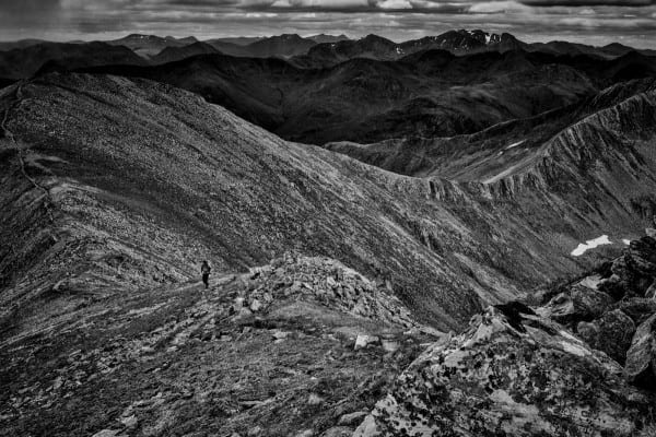 This is fell running! loch aber